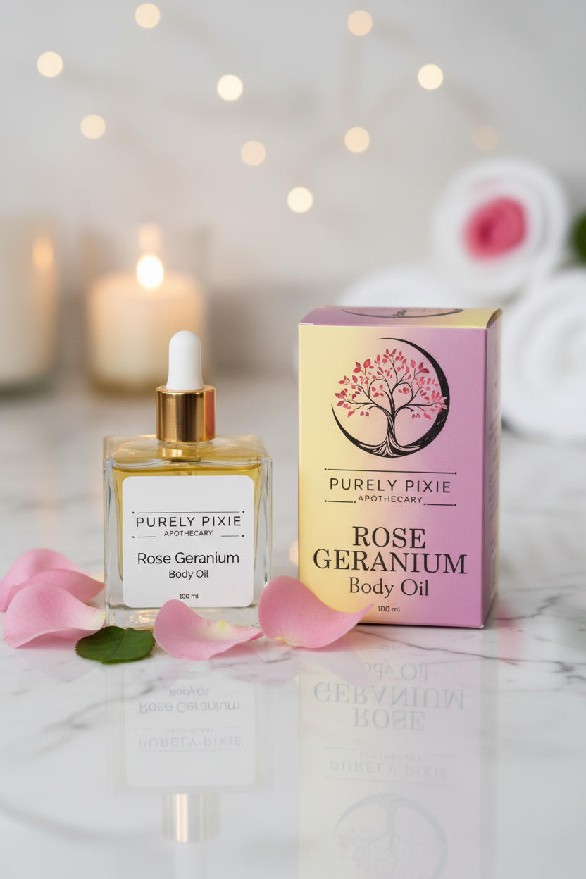 Rose Geranium Luxury Body Oil