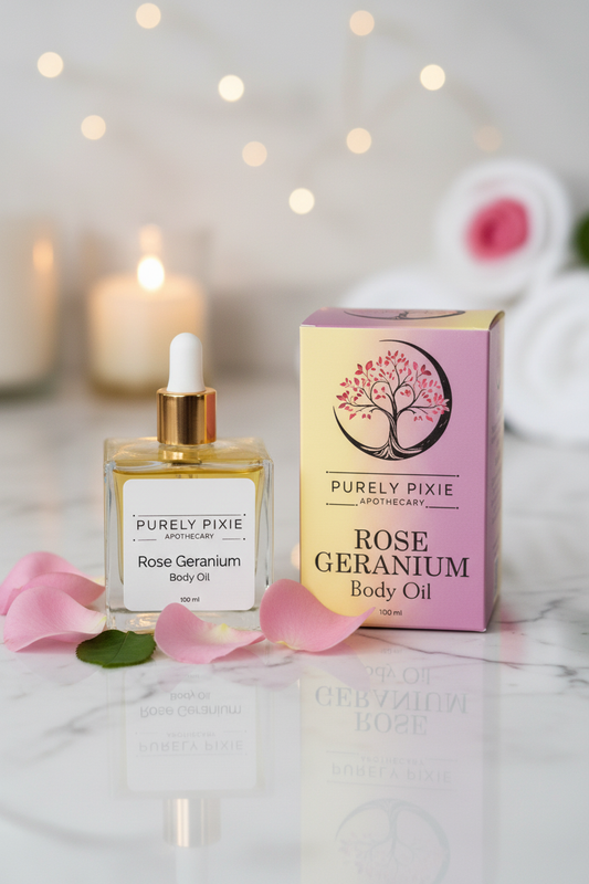 Rose Geranium Luxury Body Oil