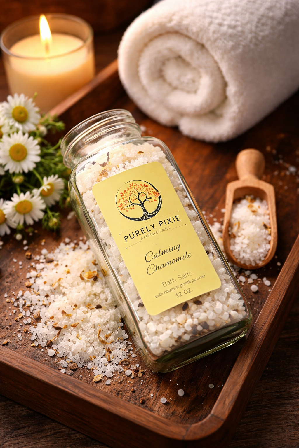 Calming Chamomile Bath Salts