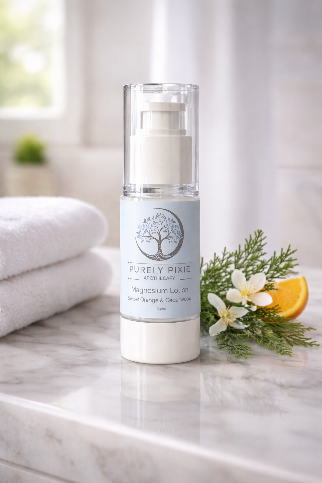 Magnesium Dream Lotion – Sweet Orange Cedarwood